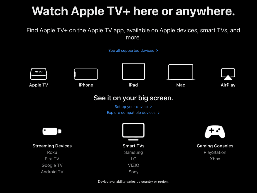 Apple TV-apparaten