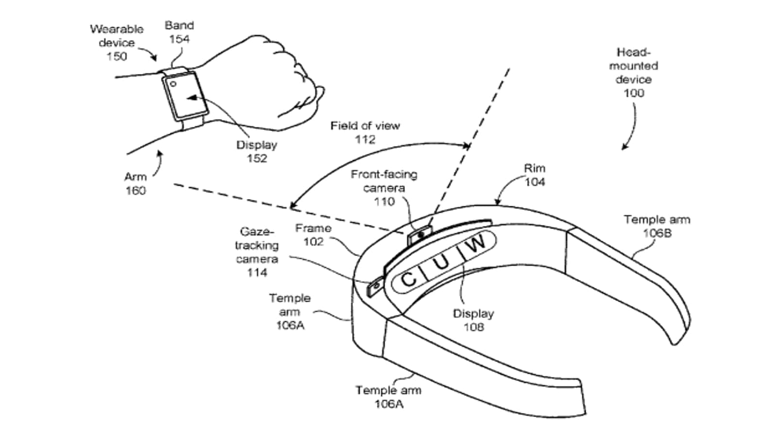 Featured image for Potential Google Glass 3 camera patent shows Pixel Watch compatibility