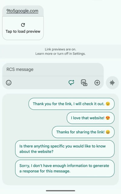 Google Messages Magic Compose AI-tool