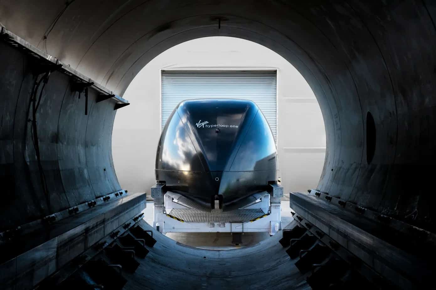 Maagdelijke Hyperloop One Pod