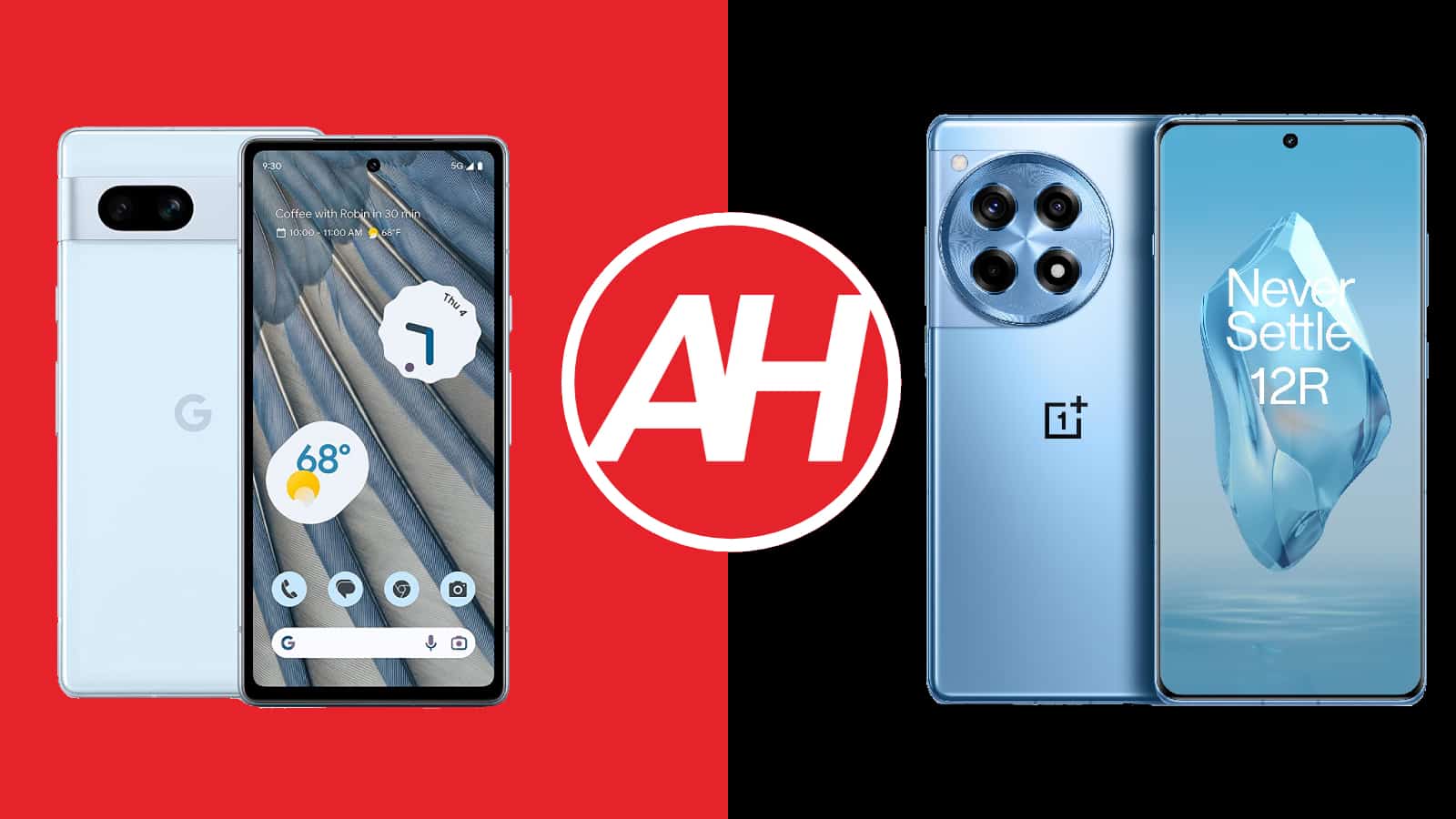 Featured image for Phone Comparisons: Google Pixel 7a vs OnePlus 12R