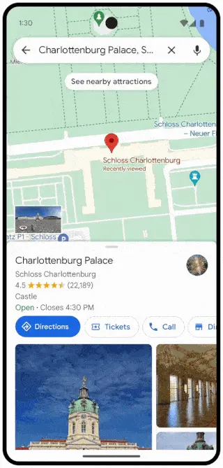 Google Maps overzichtelijke routebeschrijving