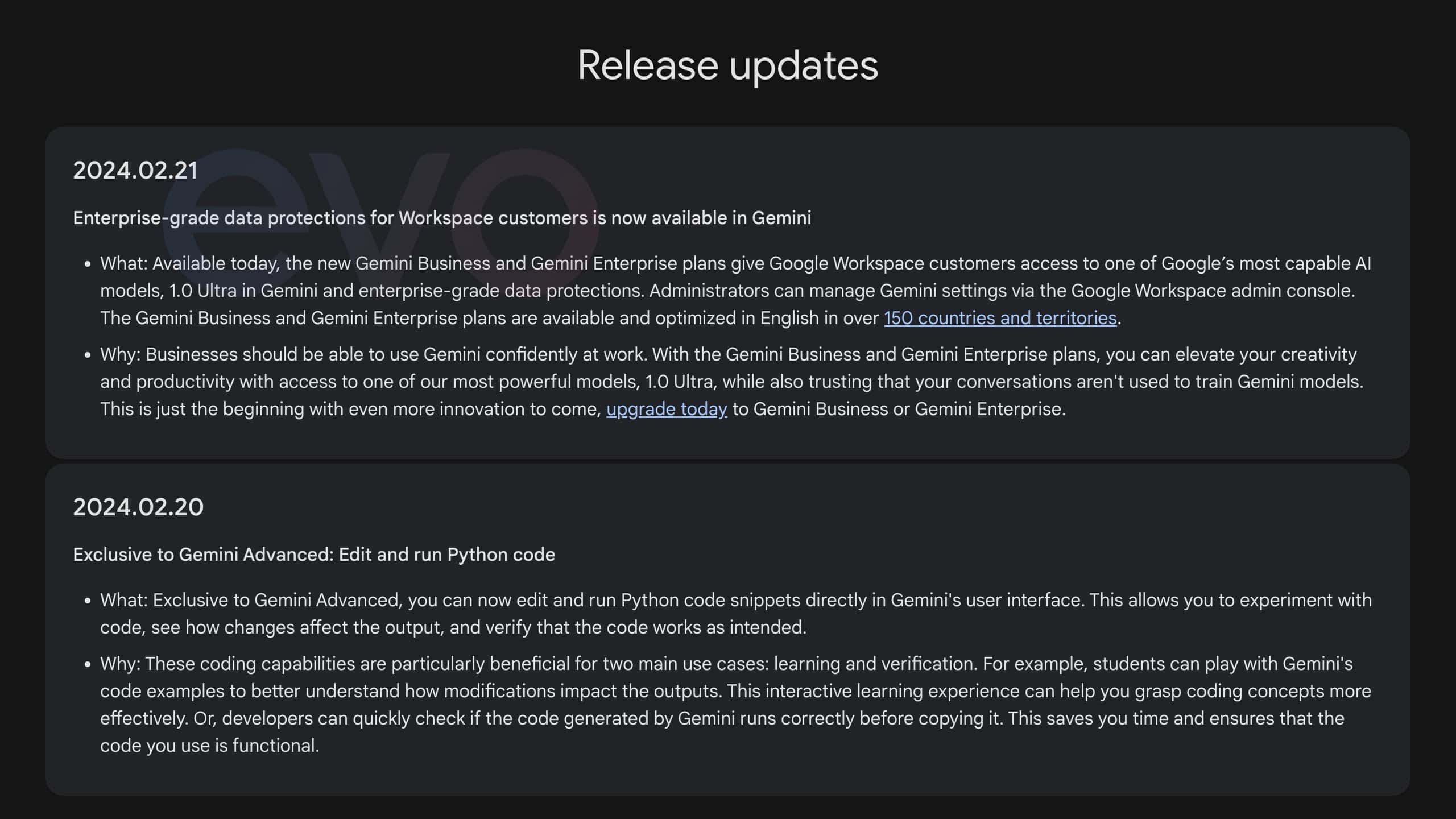 Gemini businessplan wijzigingslogboek