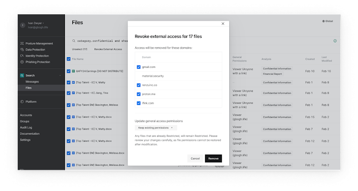Risicovol delen in Google Drive