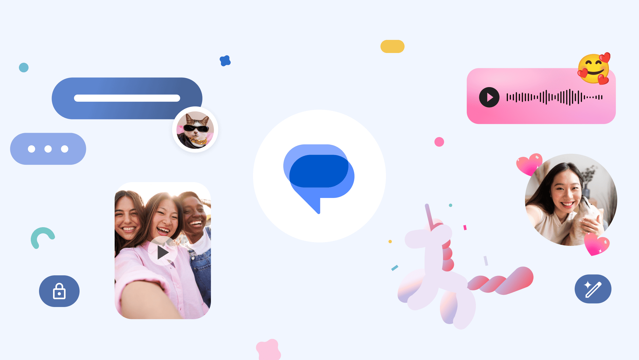 De aangepaste RCS-chatballonnen van Google Messages worden eindelijk uitgerold