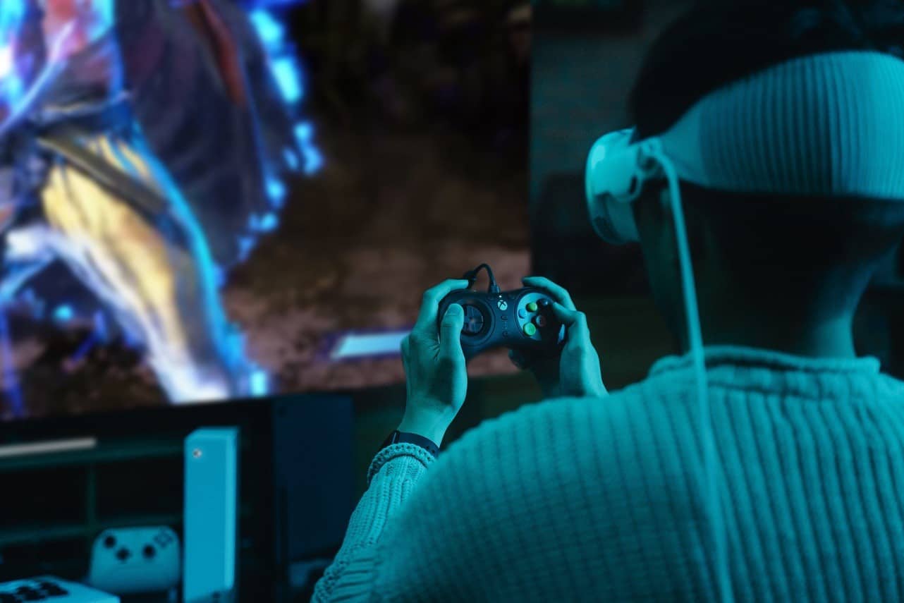 Apple Vision Pro 8BitDo-controller AH