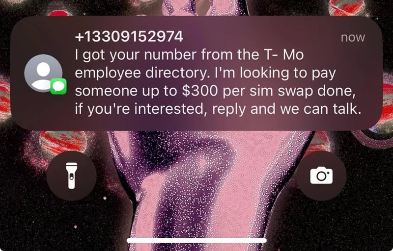 T Mobile mysterieuze sms-berichten over SIM-swaps