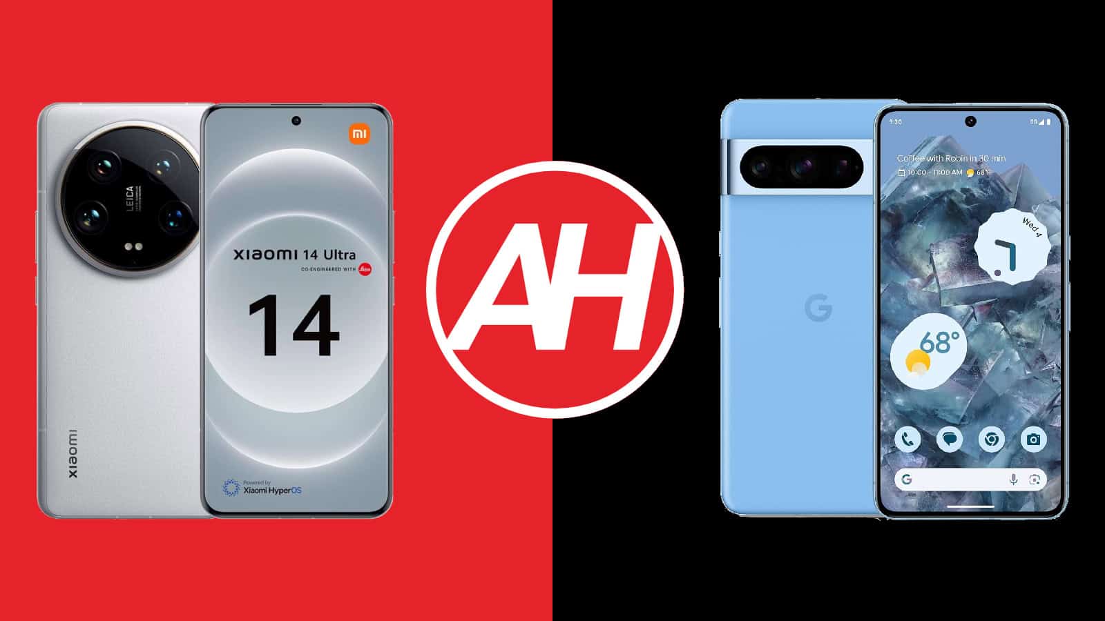 Featured image for Phone Comparisons: Xiaomi 14 Ultra vs Google Pixel 8 Pro