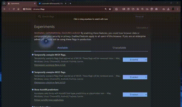 chromen cirkel om te zoeken