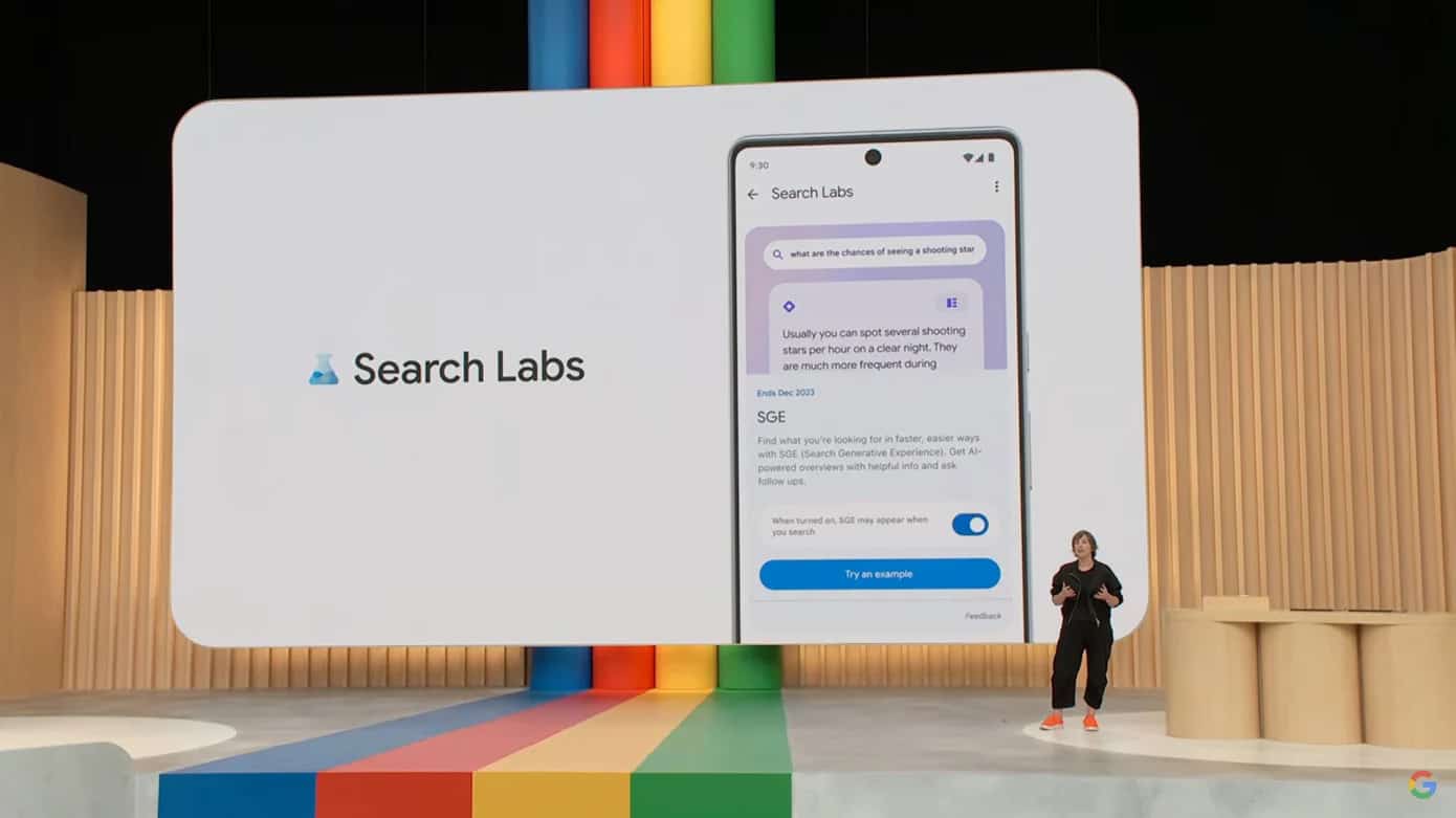Google Search Labs krijgt een nieuwe AI-functie voor spreekoefeningen