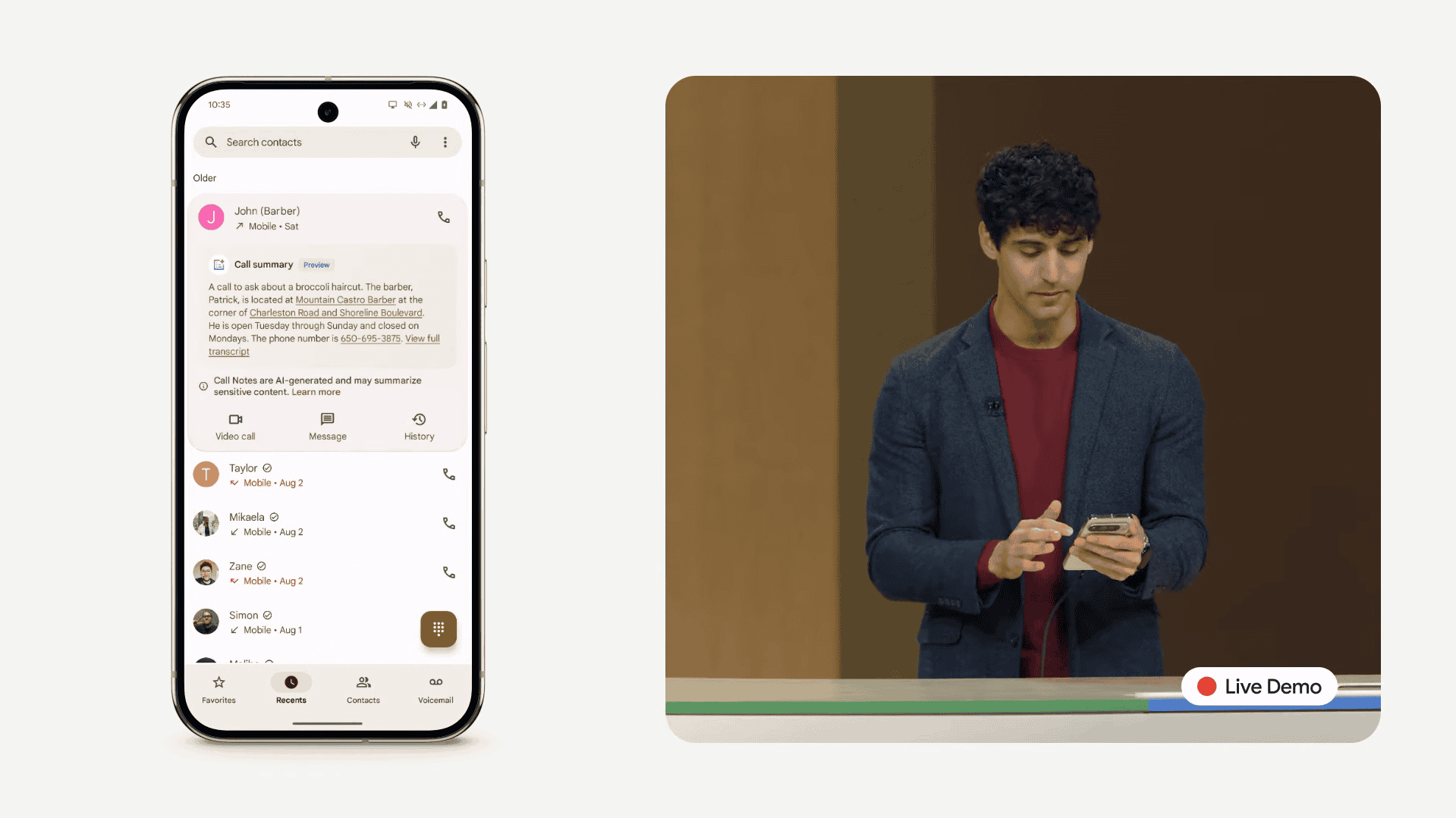 De gespreksnotities van de Pixel 9 vatten uw telefoongesprekken samen