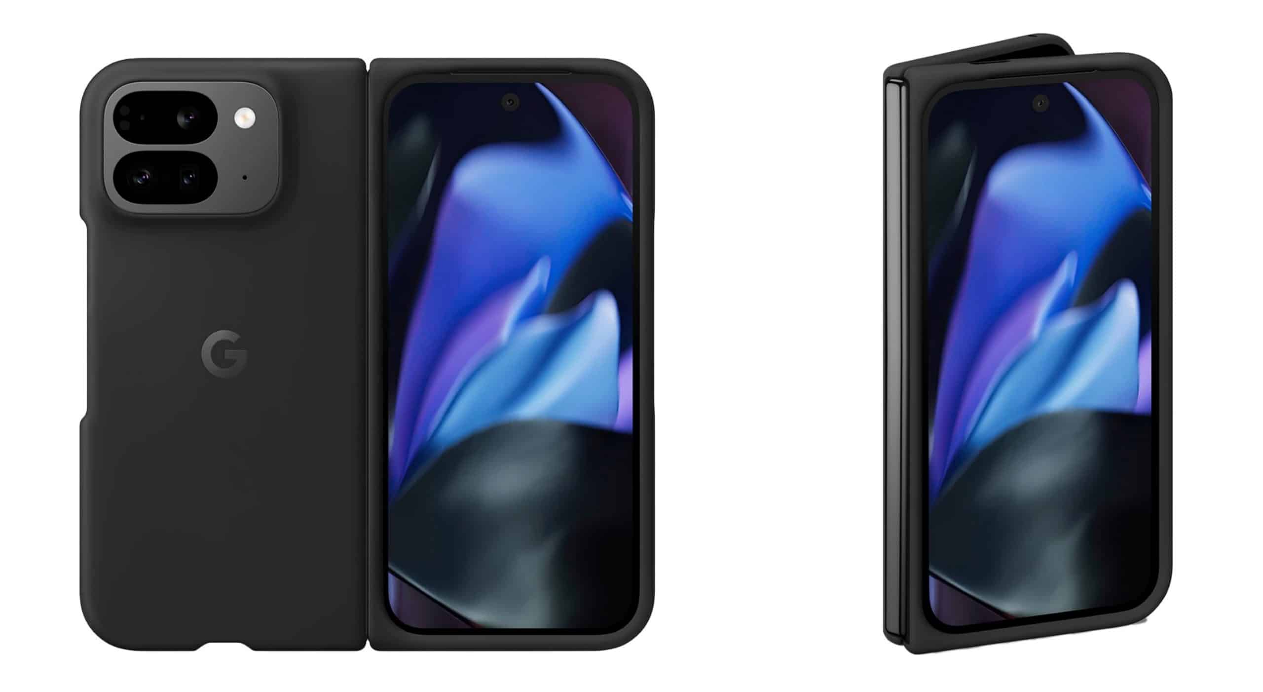 Pixel 9 & Pixel 9 Pro Fold poseren in officiële hoesjes van Google