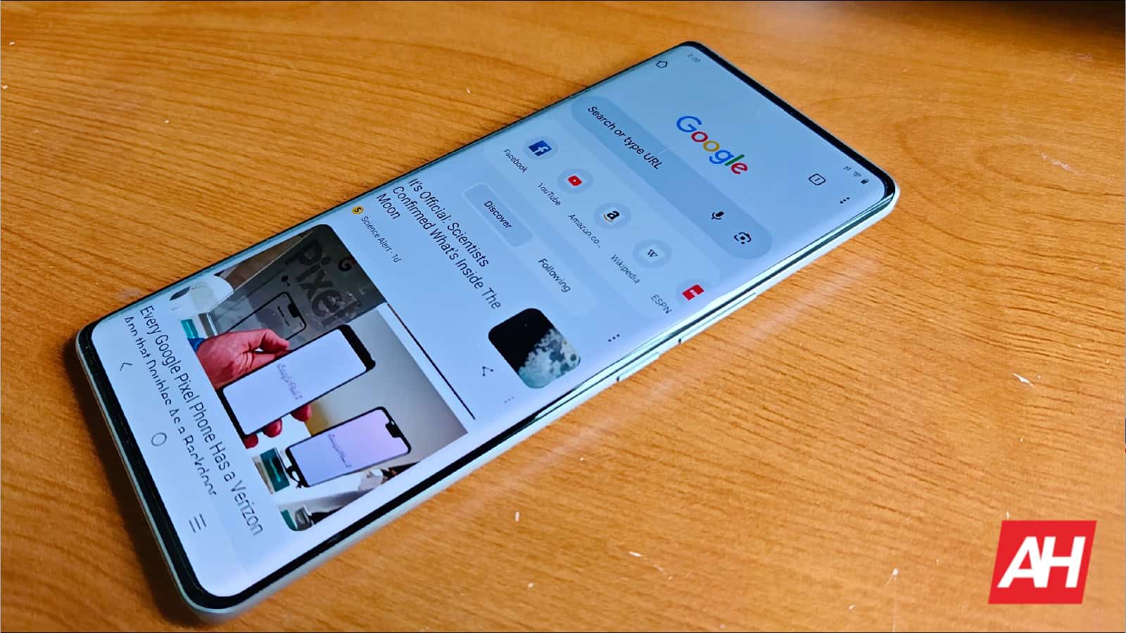 De onderste werkbalk kan terugkeren naar Chrome op Android