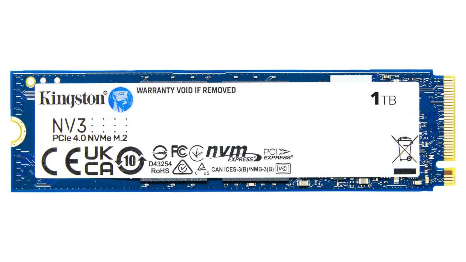 Kingston onthult NV3 NVMe SSD voor prestaties met hoge capaciteit