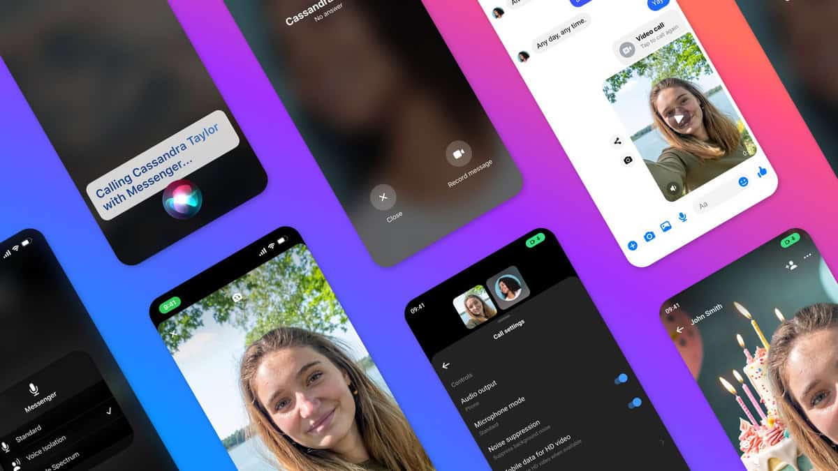 Facebook Messenger krijgt HD-videogesprekken, AI-achtergronden en meer