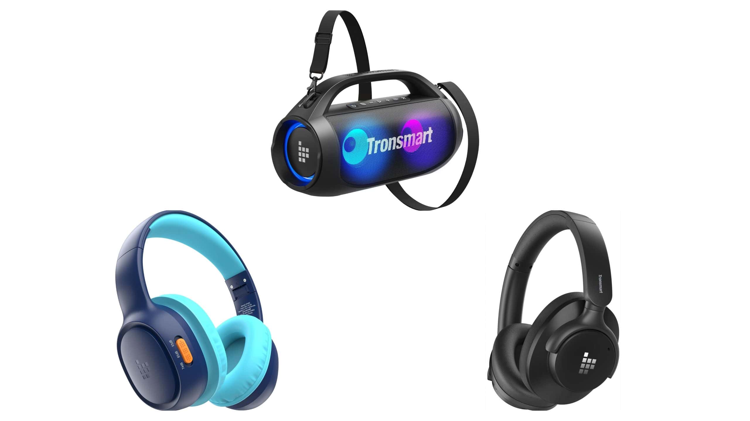 Tronsmart biedt korting op een Bluetooth-luidspreker en twee hoofdtelefoons