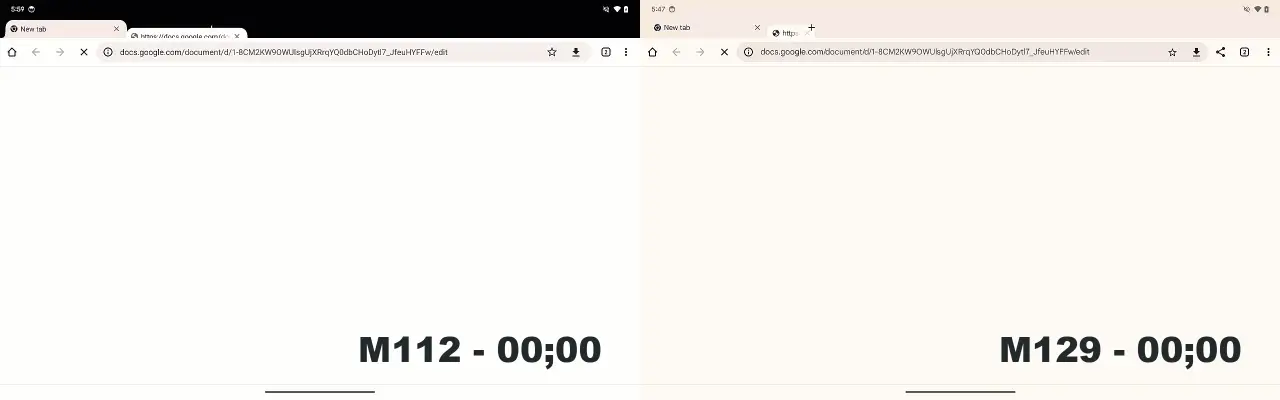 Chrome-snelheidsvergelijking 2 GIF