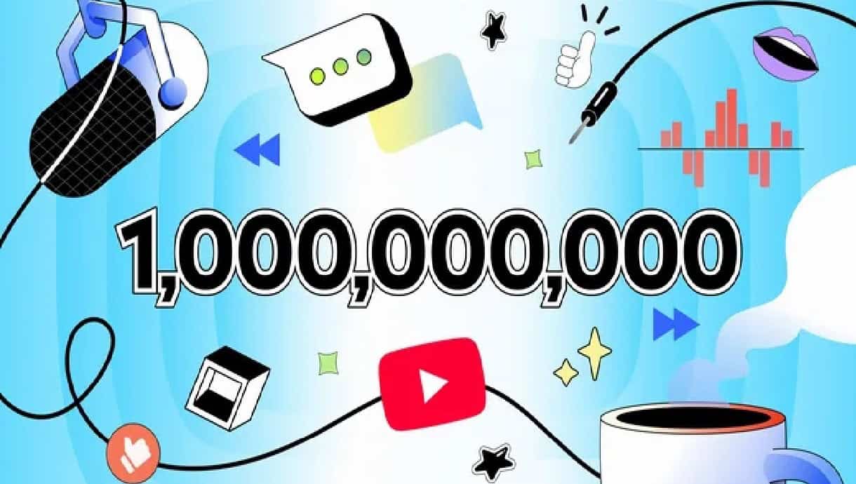 Elke maand bekijken meer dan 1 miljard gebruikers YouTube -podcasts