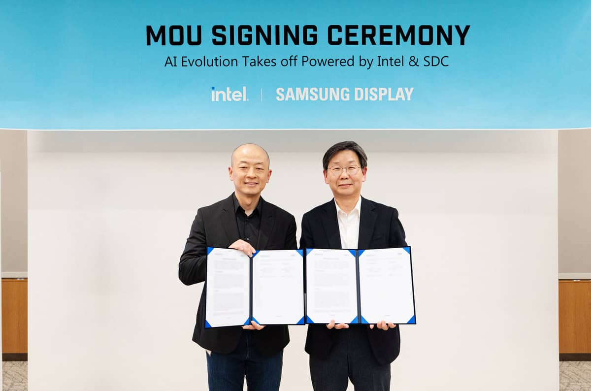 Samsung Display & Intel Sign -deal om de AI PC -markt te stimuleren