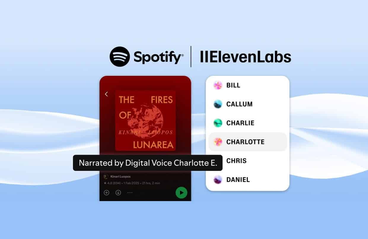 Spotify Audiobooks Krijg meer ondersteuning van AI-narration via elfs