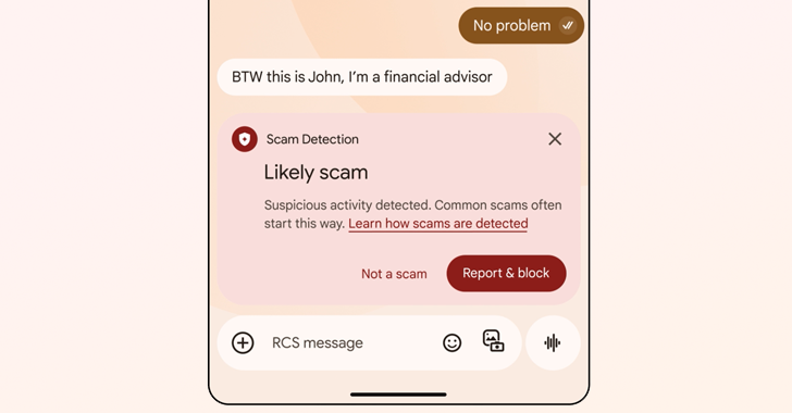 Google rolt AI Scam -detectie uit voor Android om conversatiefraude te bestrijden