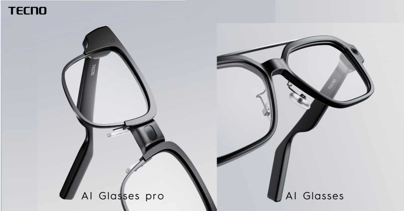 Tecno introduceert een slimme glazen met AI-aangedreven functies