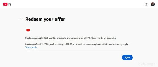 YouTube TV korting 2