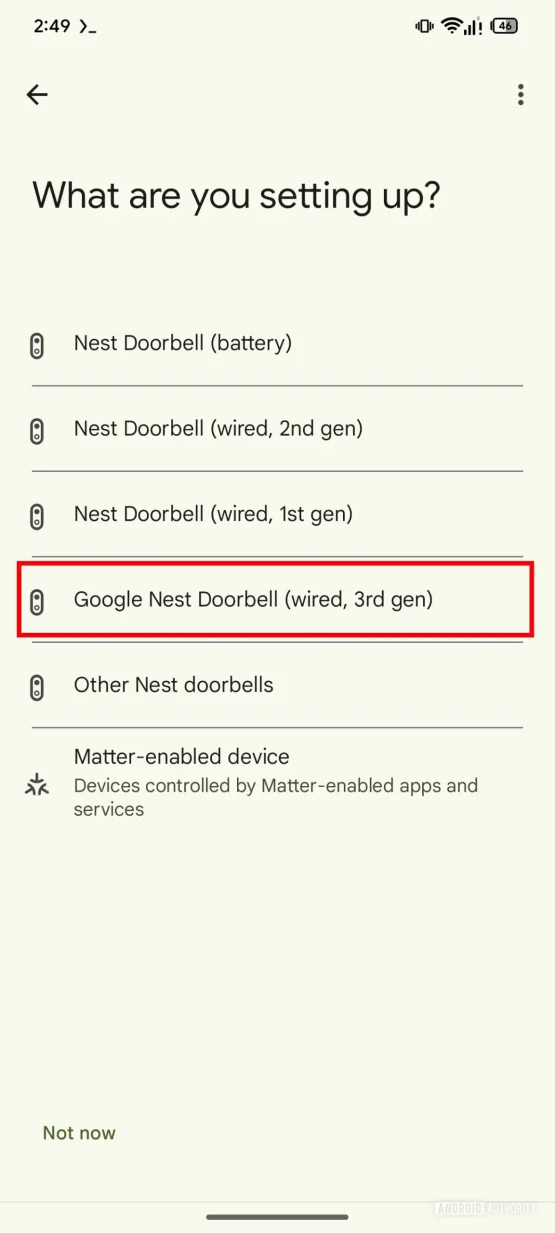 Google Nest Doorbell Lek 1