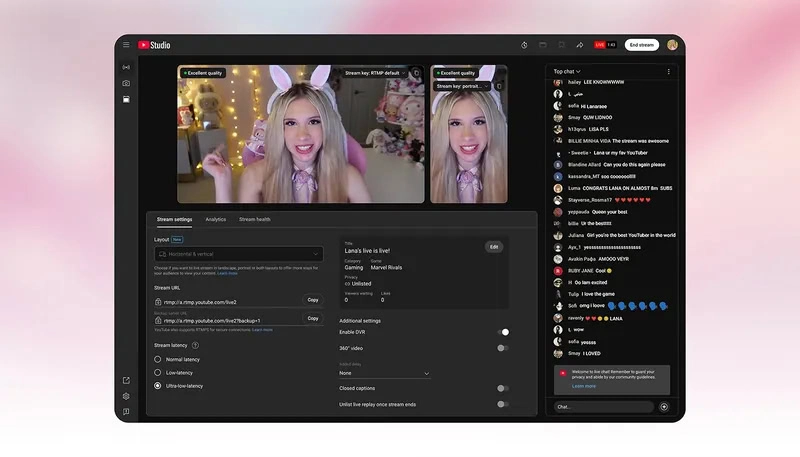 YouTube live dual streaming (2)