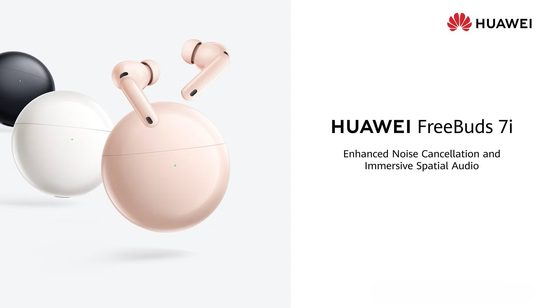 Huawei Freebuds 7i brengt krachtige ruisonderdrukking en 'Global' Spatial Audio
