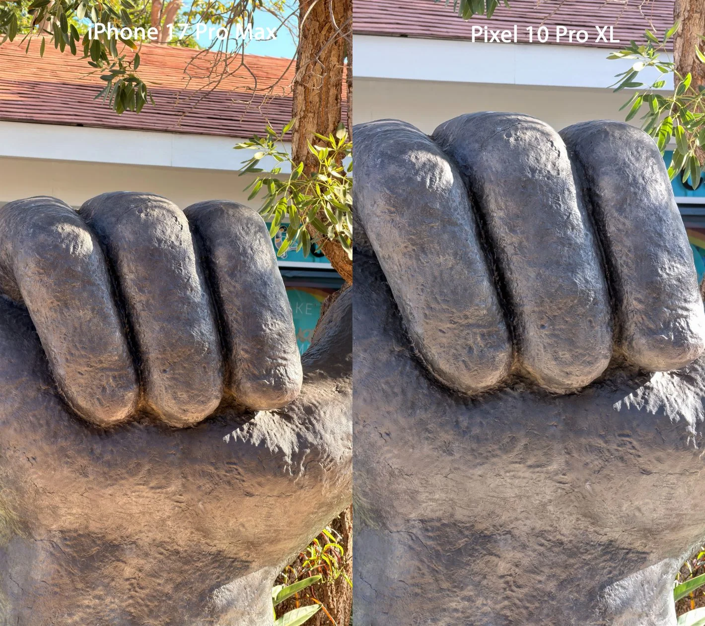 Pixel 10 Pro XL vs iPhone 17 Pro Max Camera 10