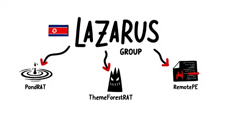 Lazarus Group breidt malware -arsenaal uit met Pondrat, Themeforestrat en Remotepe