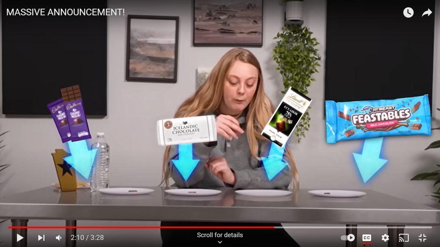 Feastables adverteren