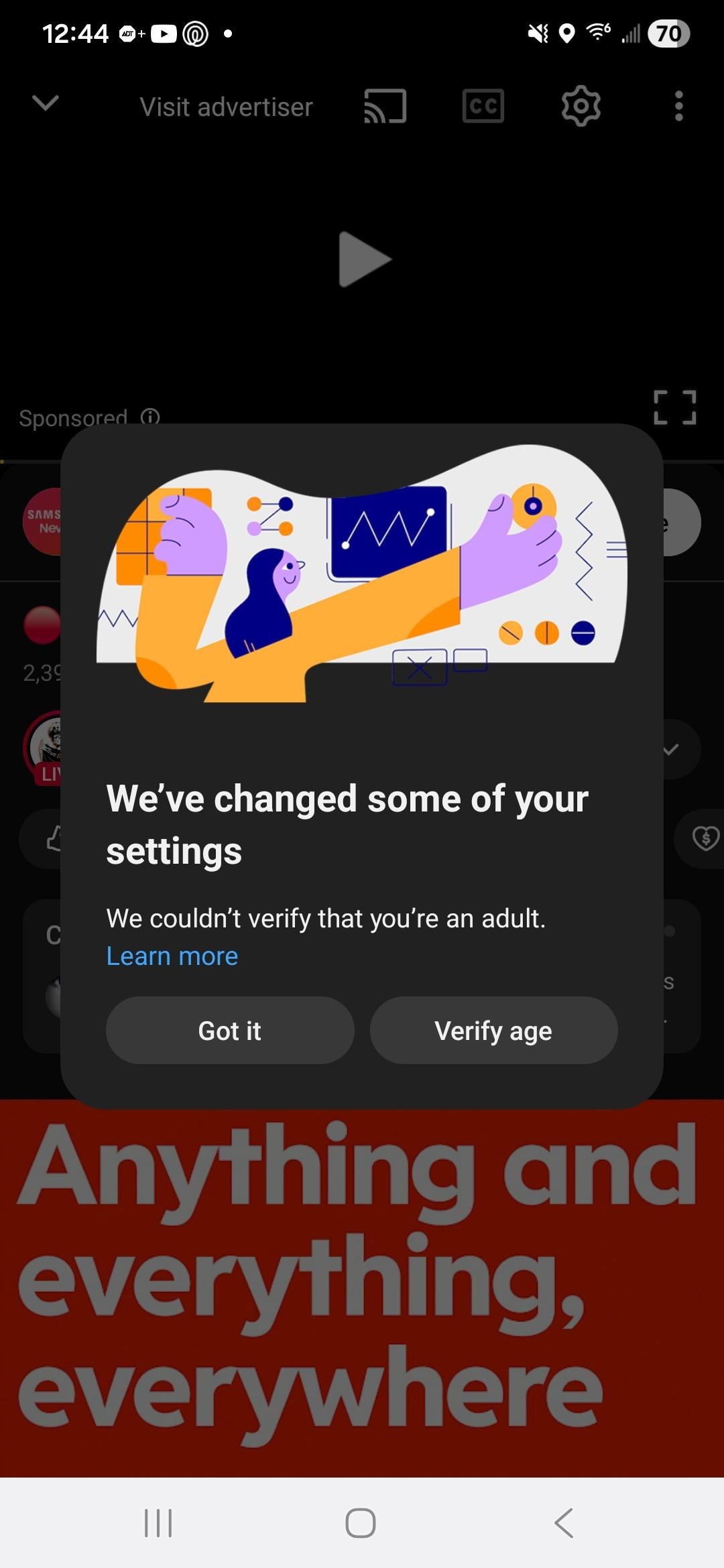 youtube ai-leeftijdsverificatie