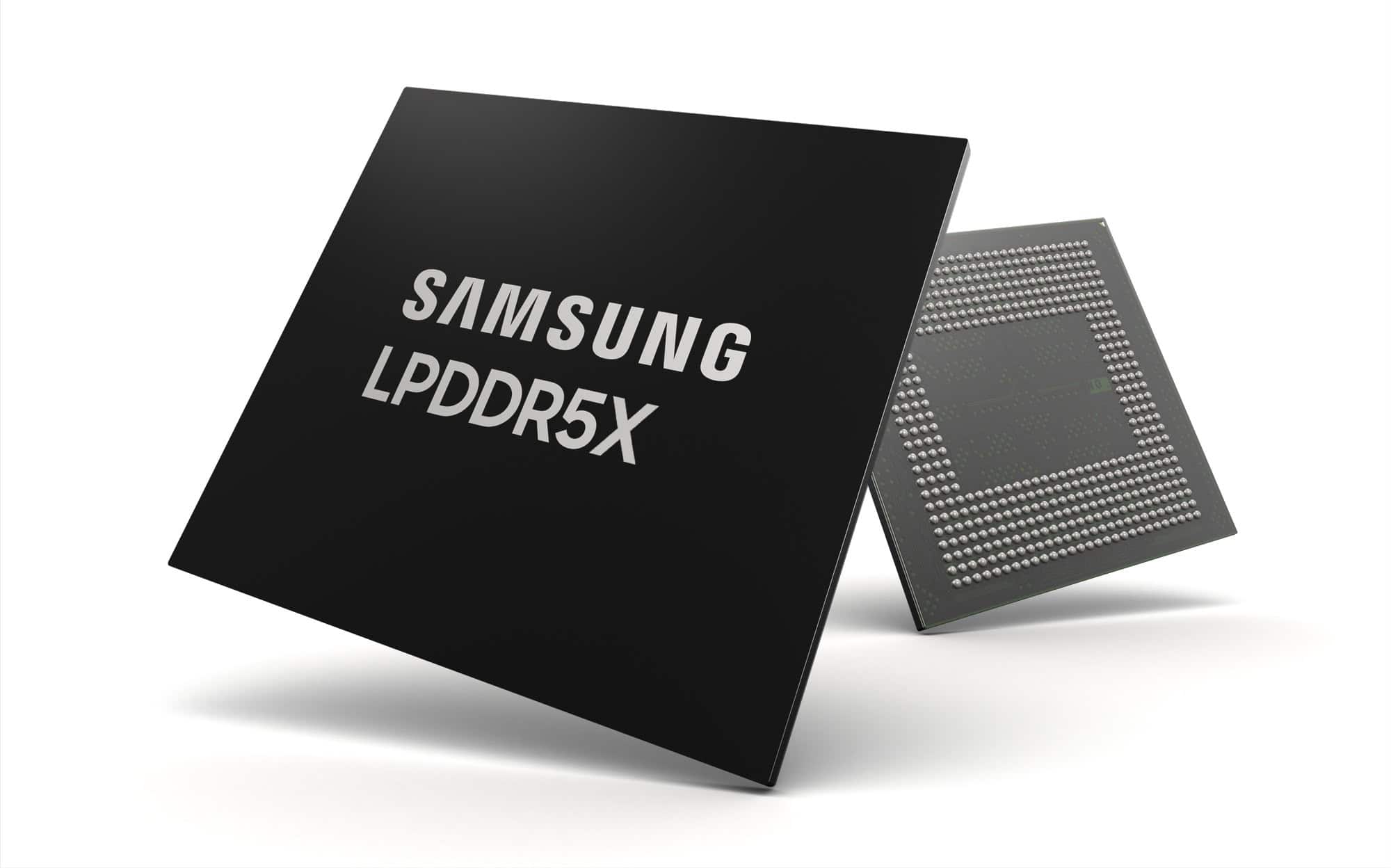 Samsung snelste 10 7Gbps LPDDR5X DRAM-chip