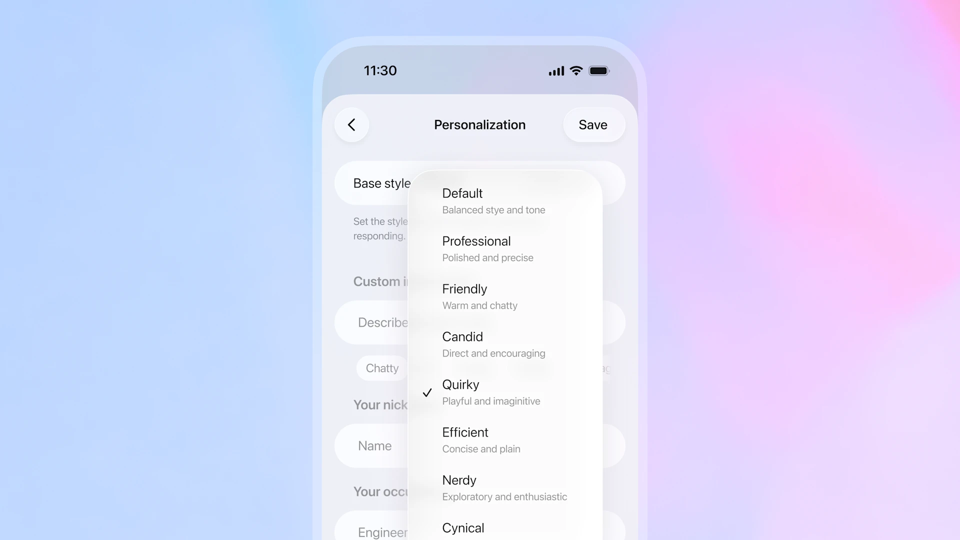 Een warmere en minder 'robotachtige' AI