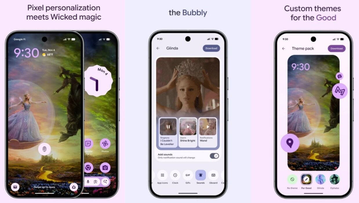 Themapakketten voor Google Pixel-telefoons worden aanbevolen