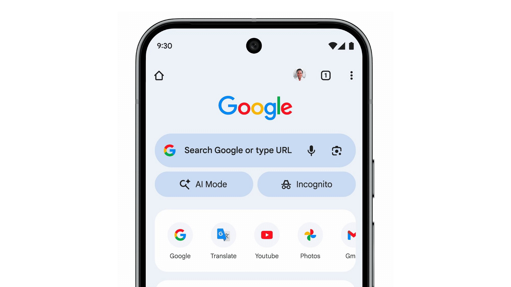 Google Chrome AI-modus aanbevolen