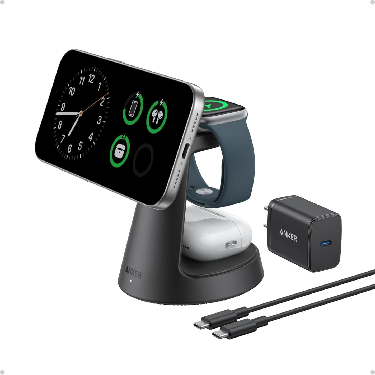 Anker MagGo 3 in 1 Laadstation afbeelding 1