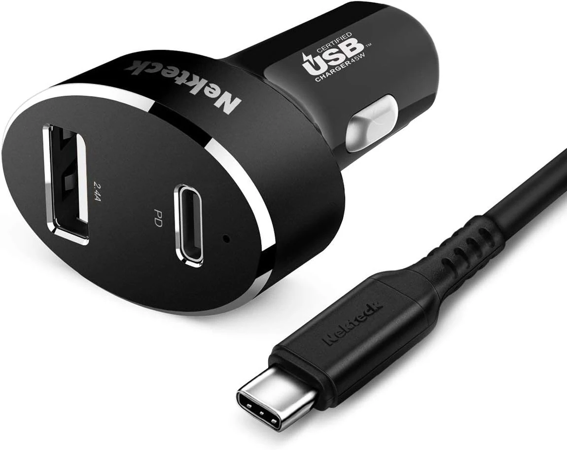 Nekteck 45W USB C-autolader met kabel