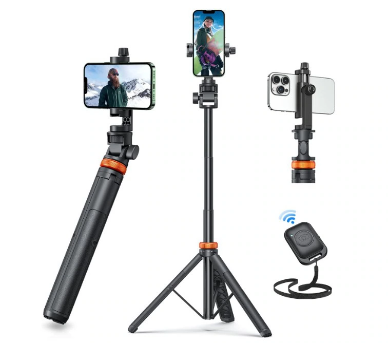 EuCos 2 in 1 Selfie Stick-statief