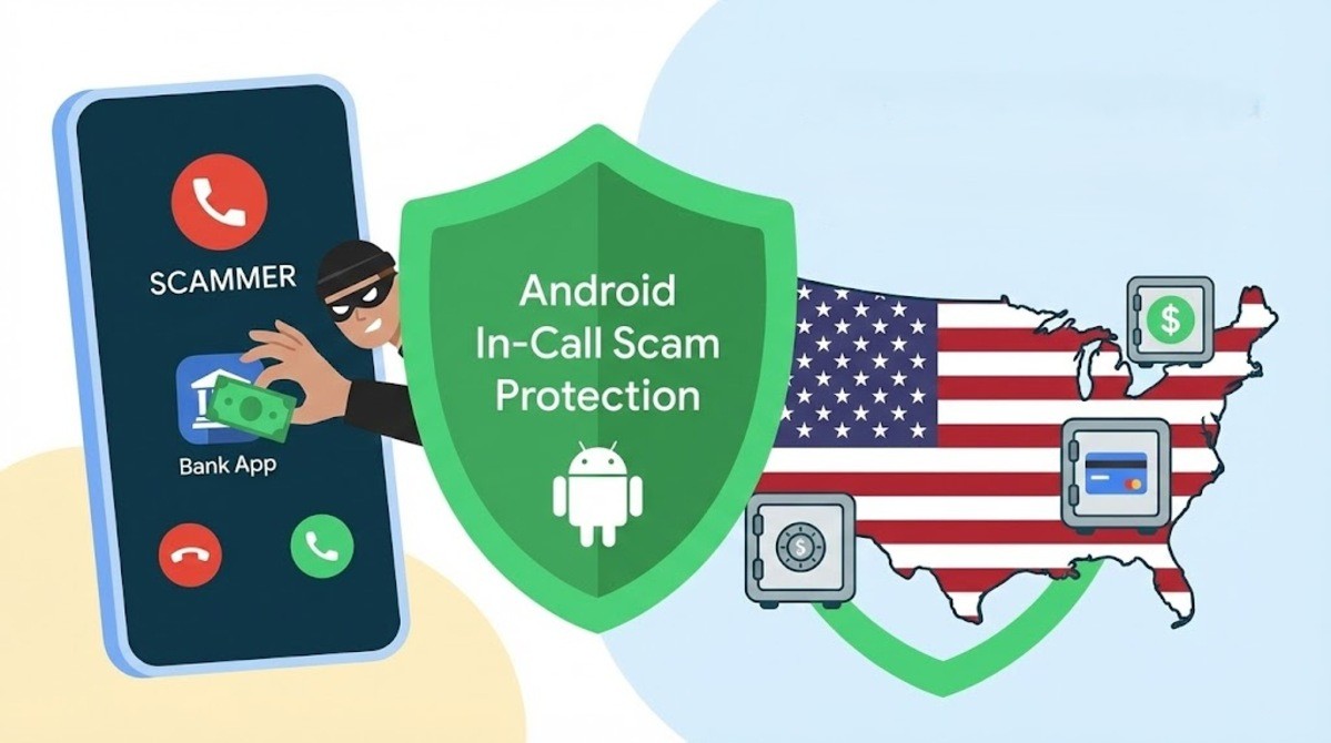 Android's In-Call Scam-bescherming voor financiële apps bereikt de VS