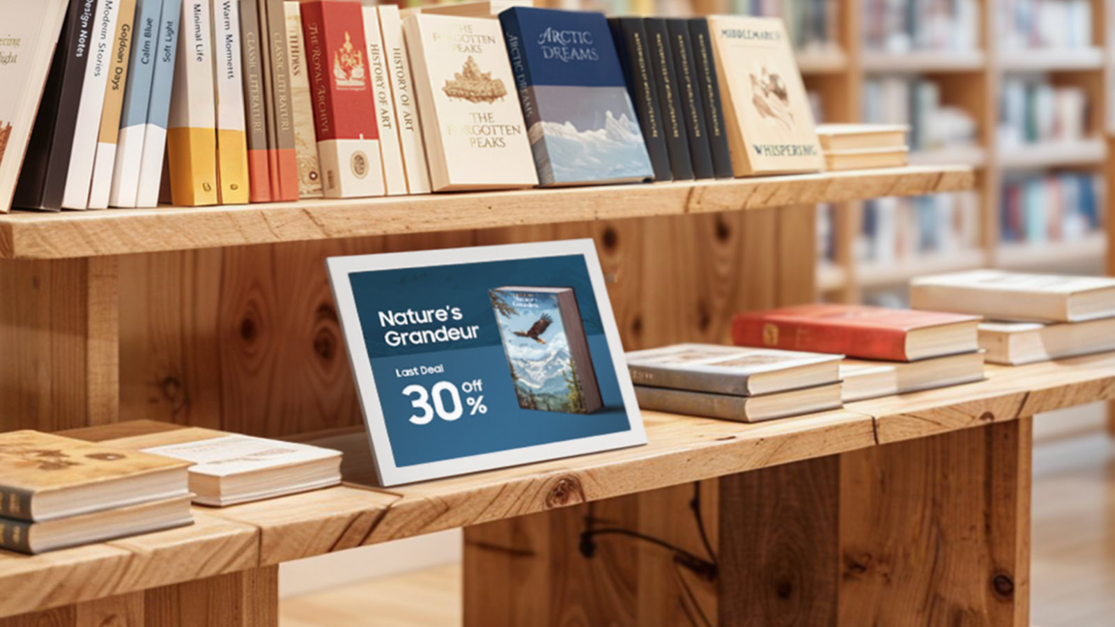 Bij het nieuwe 13-inch E-Paper kleurendisplay van Samsung draait alles om duurzaamheid