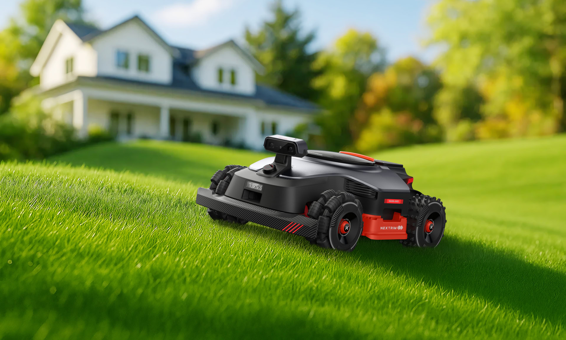 De NexLawn Navia 6000 is een 4WD grasmaaier voor extra grote gazons