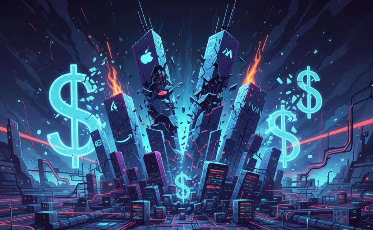 De AI-uitgaven van Big Tech hebben $1 biljoen van de markt weggevaagd