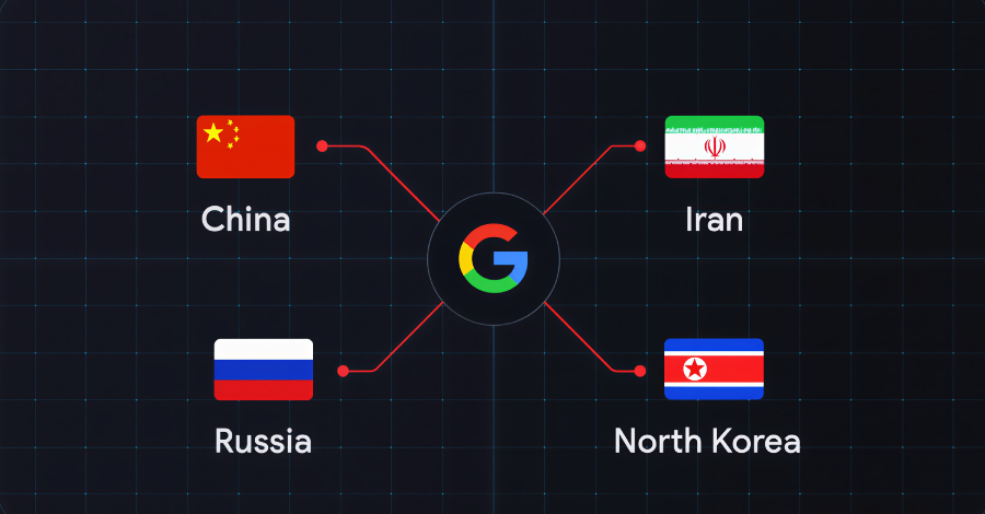 Google koppelt China, Iran, Rusland en Noord-Korea aan gecoördineerde cyberoperaties in de defensiesector