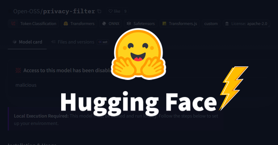 Fake OpenAI Privacy Filter Repo bereikt nummer 1 op het gebied van knuffelen en trekt 244.000 downloads