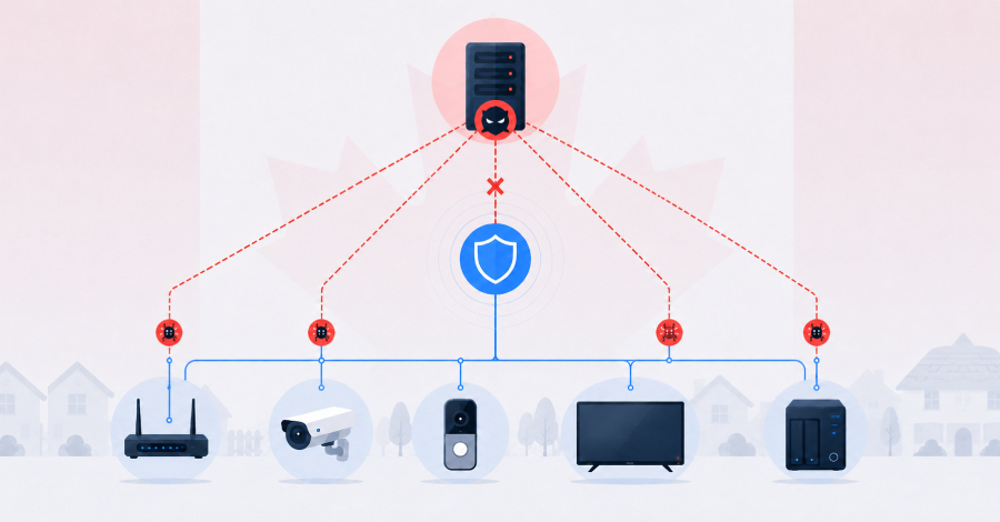 Het Canadese spionagebureau heeft het eerste bevel in zijn soort gebruikt om met botnets geïnfecteerde apparaten te reinigen