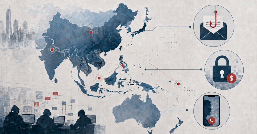 INTERPOL waarschuwt dat phishing-, ransomware- en AI-fraude in Azië en de Stille Oceaan toenemen